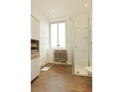 Norderney Meeresloft Ferienwohnung Badezimmer